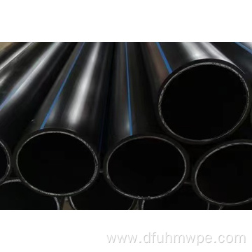 Large diameter steel wire mesh UHMWPE composite pipe